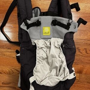 Black and Gray Lillebaby Baby Carrier